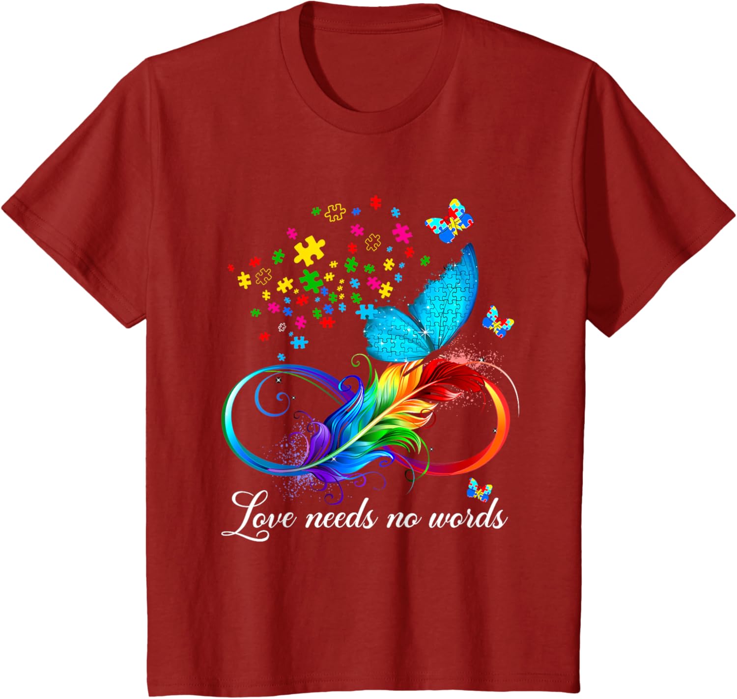 Love Needs No Words Autism Kids Mom Support Autism Awareness