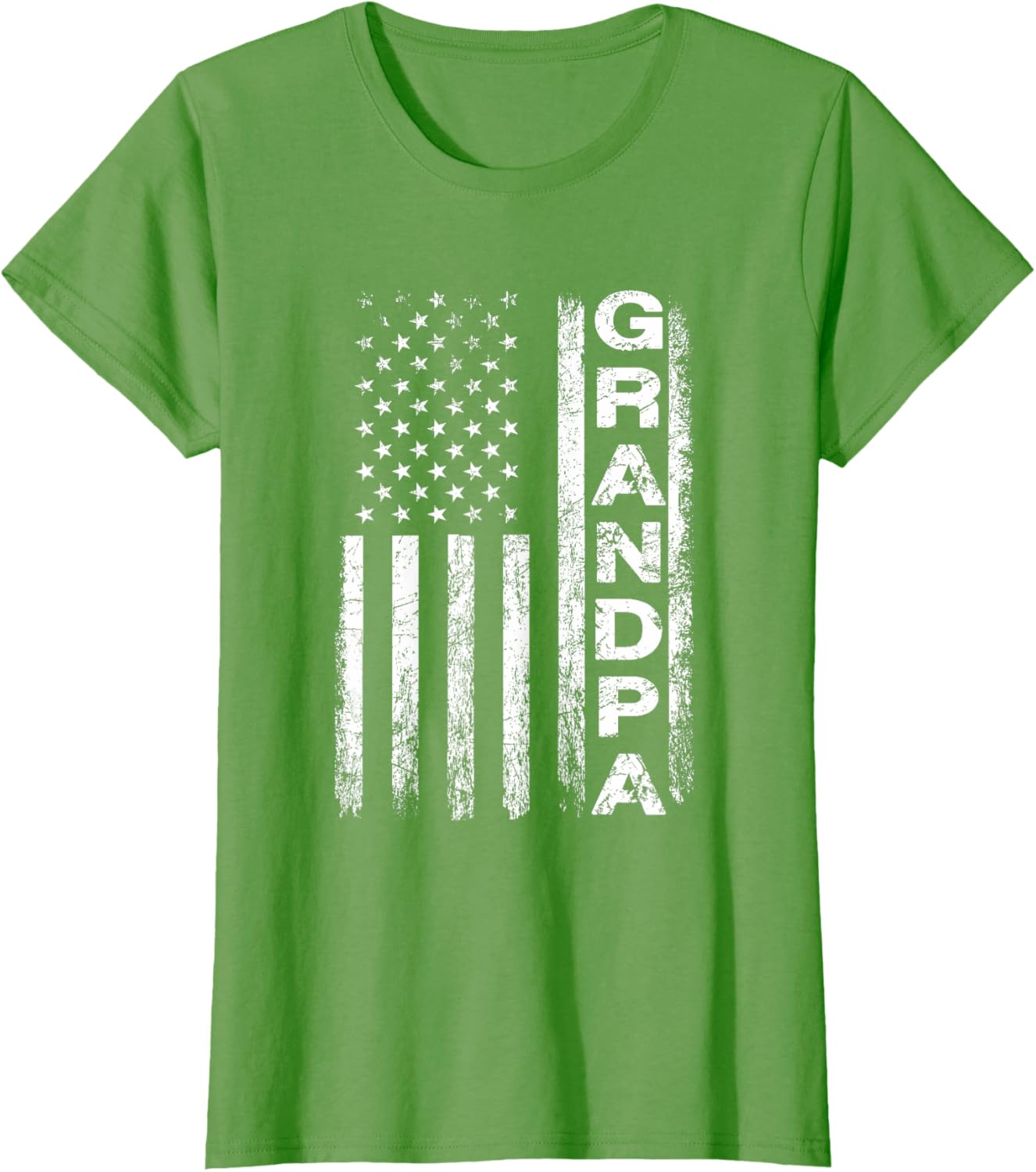 Grandpa Vintage American Flag Father's Day 4th of July Papa