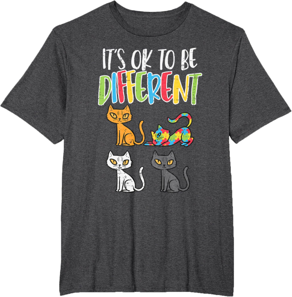 Its Ok To Be Different Cat Puzzle Cute Autism Awareness Kids