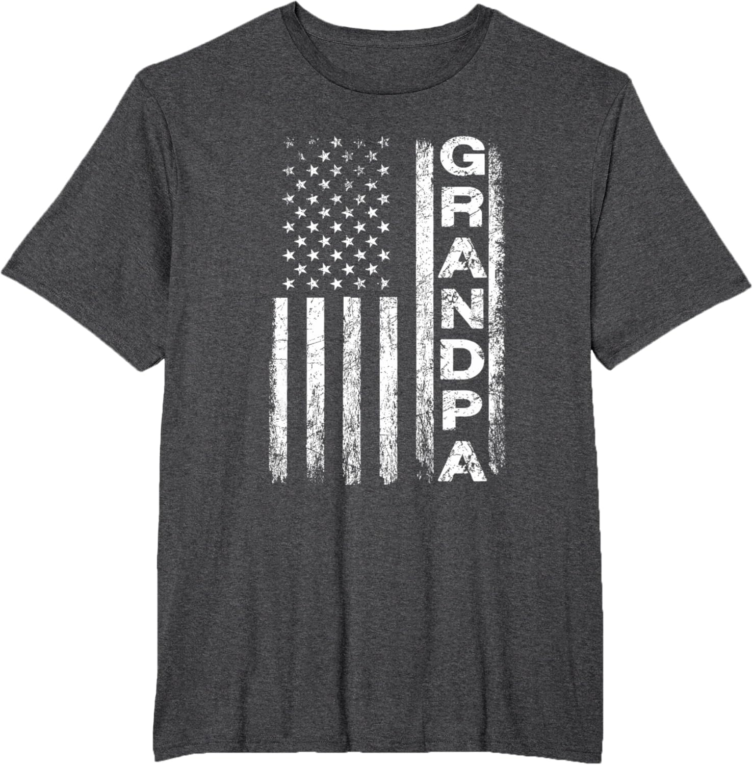 Grandpa Vintage American Flag Father's Day 4th of July Papa
