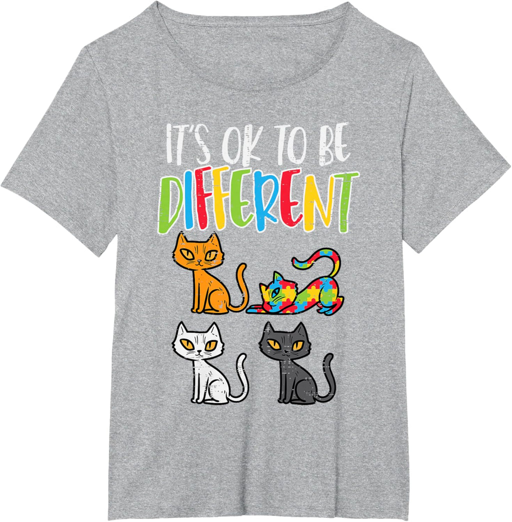Its Ok To Be Different Cat Puzzle Cute Autism Awareness Kids