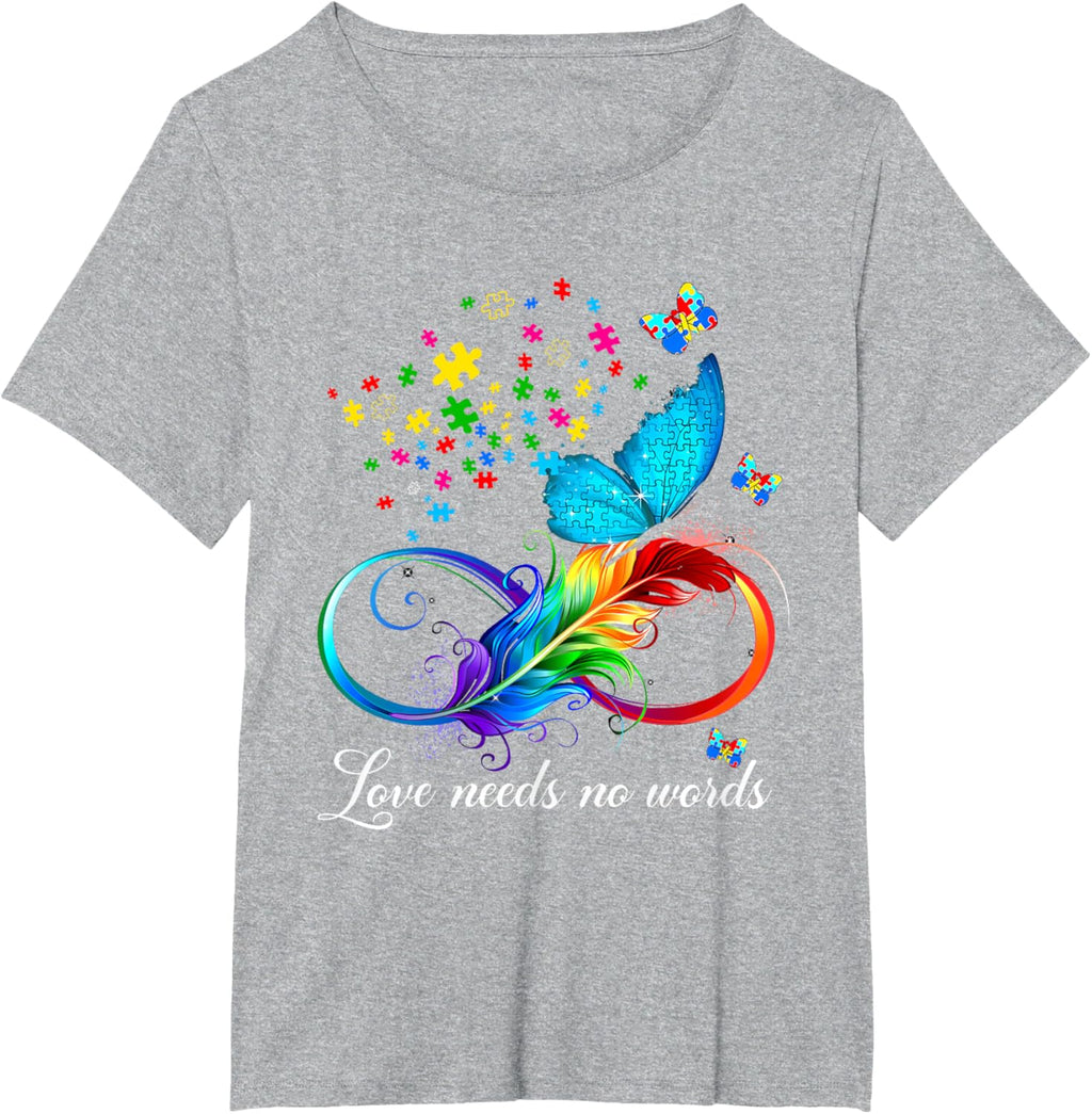 Love Needs No Words Autism Kids Mom Support Autism Awareness