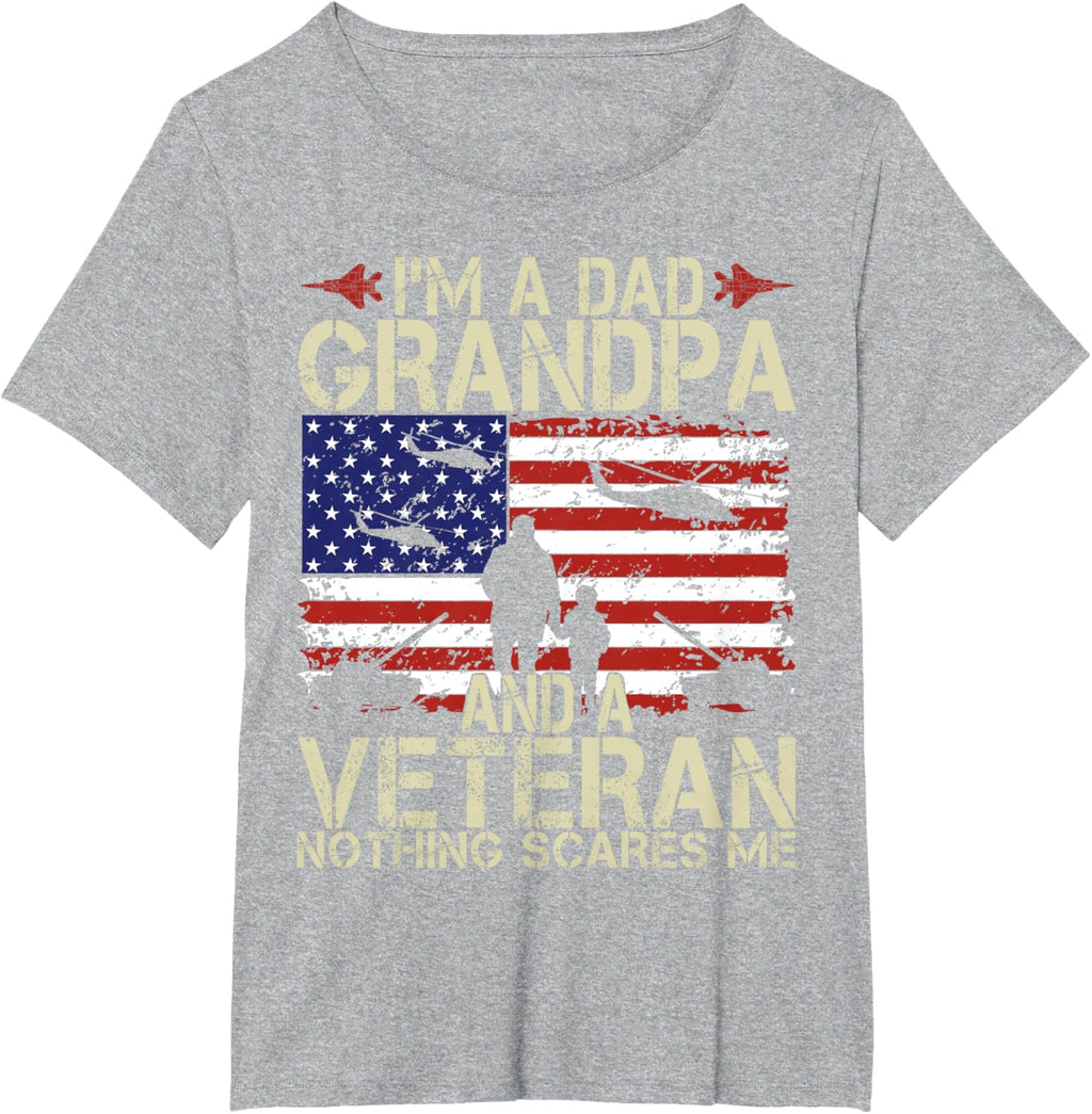 I'm A Dad Grandpa And Veteran Fathers Day Papa Grandpa Gifts