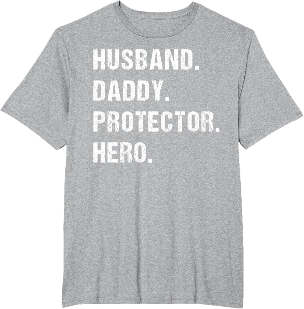 Husband Daddy Protector Hero Fathers Day Gift For Dad Wife