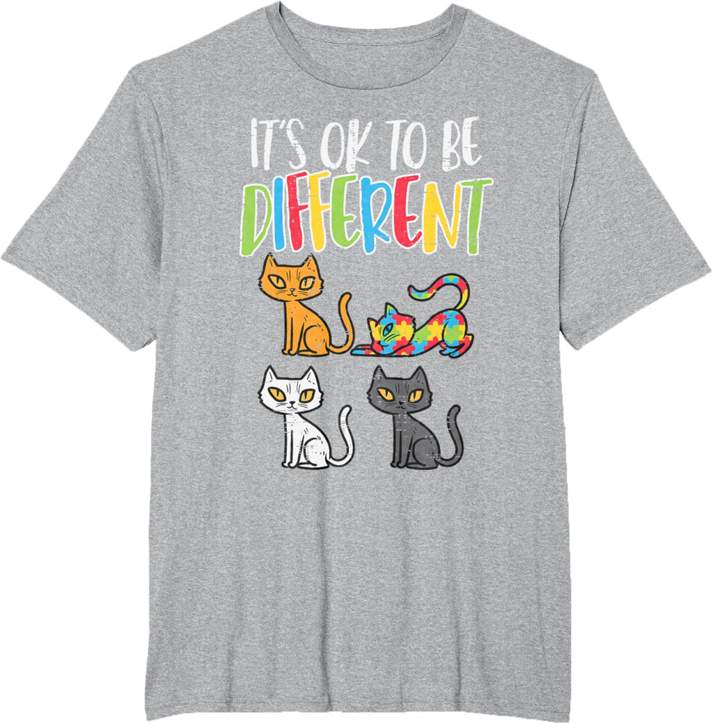 Its Ok To Be Different Cat Puzzle Cute Autism Awareness Kids