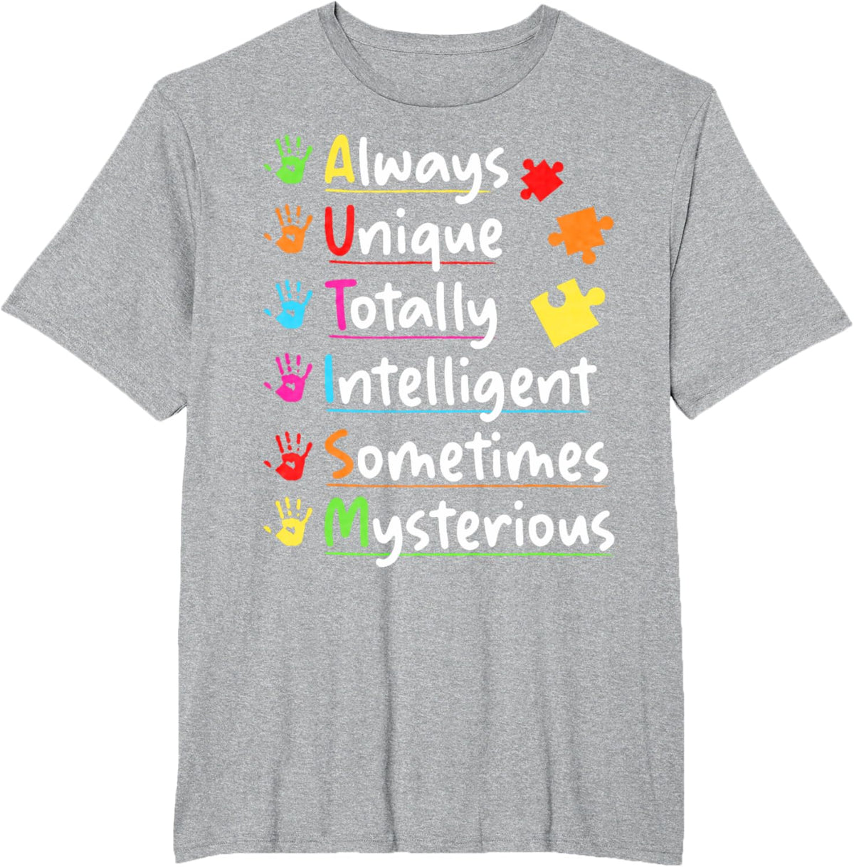 Always Unique Autism Awareness Totally Intelligent Kids