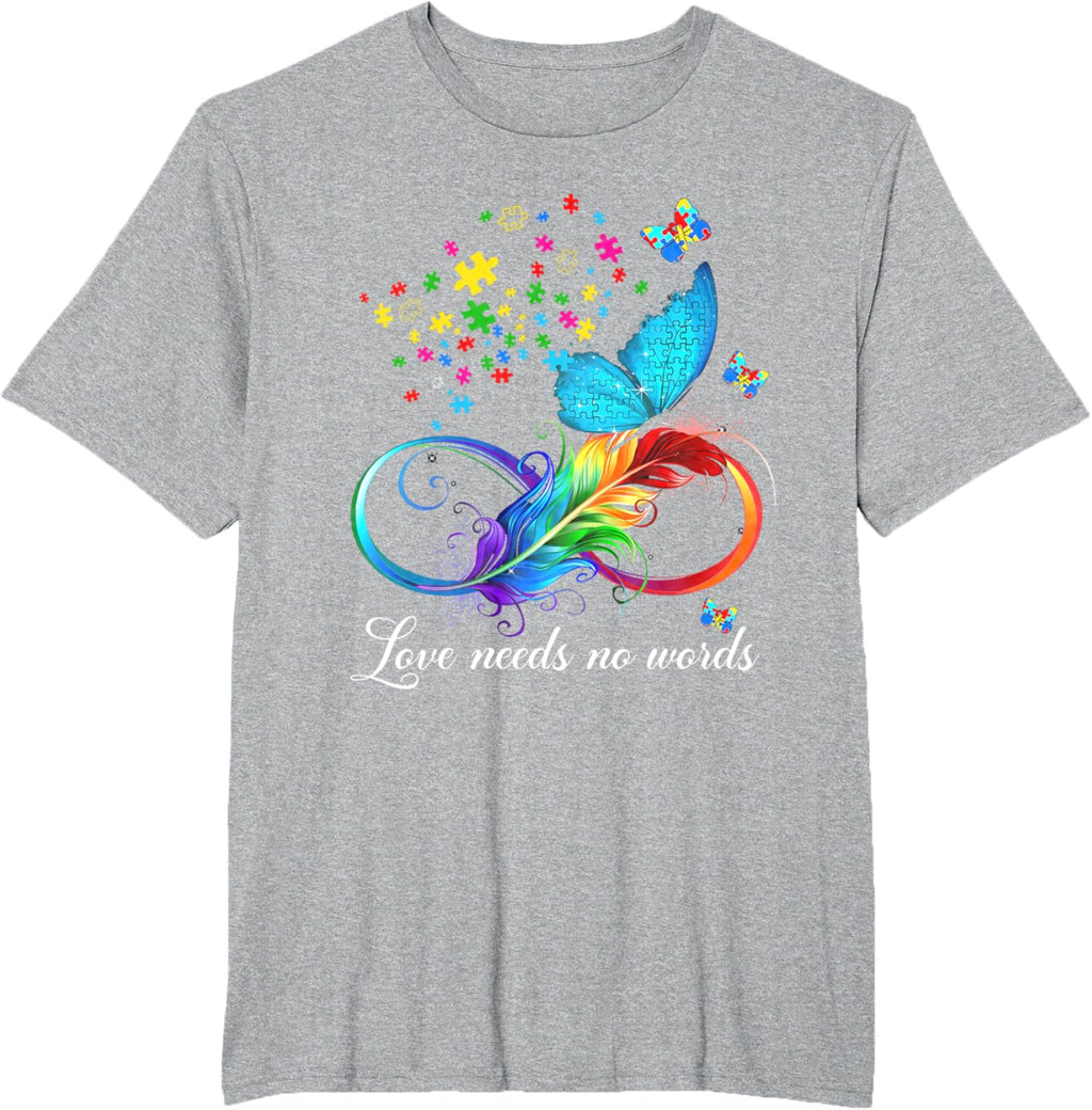 Love Needs No Words Autism Kids Mom Support Autism Awareness