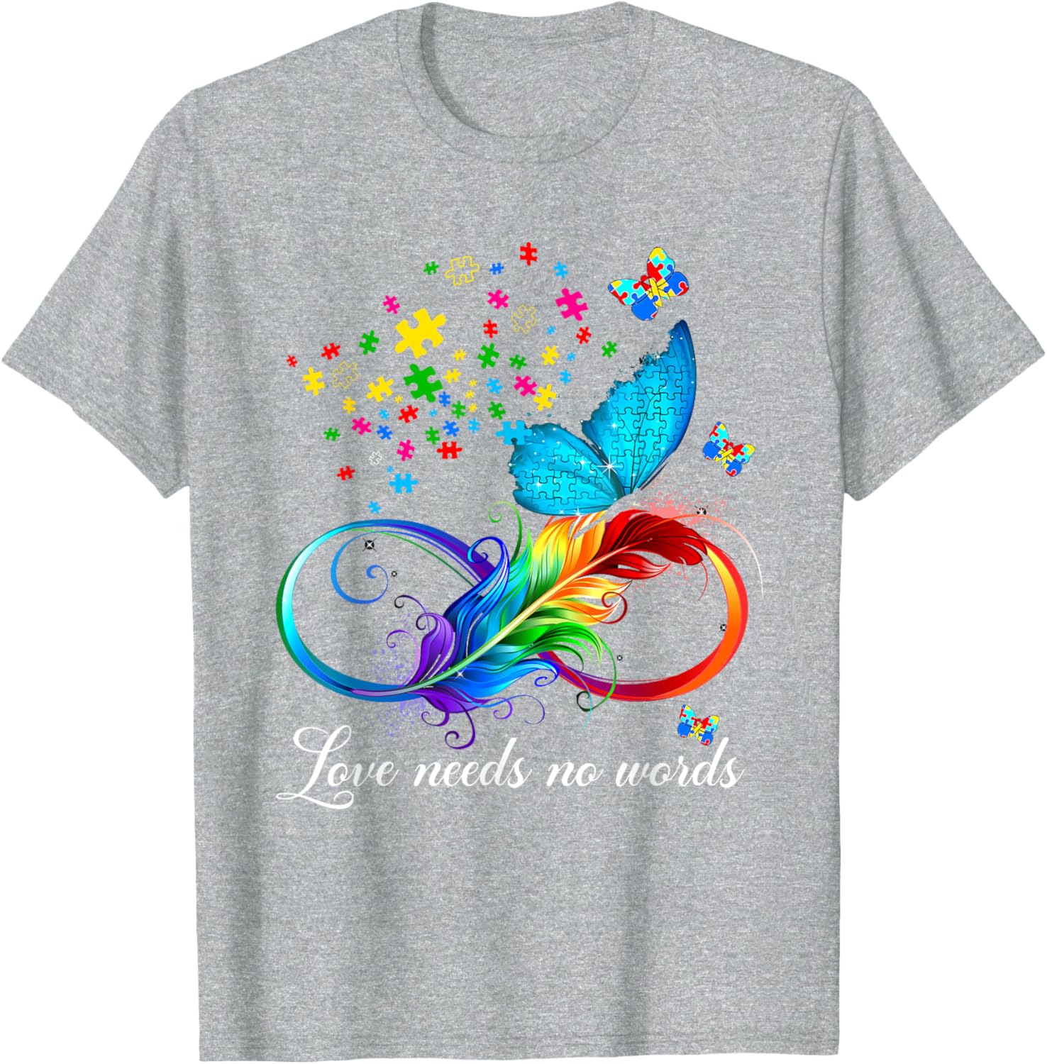 Love Needs No Words Autism Kids Mom Support Autism Awareness