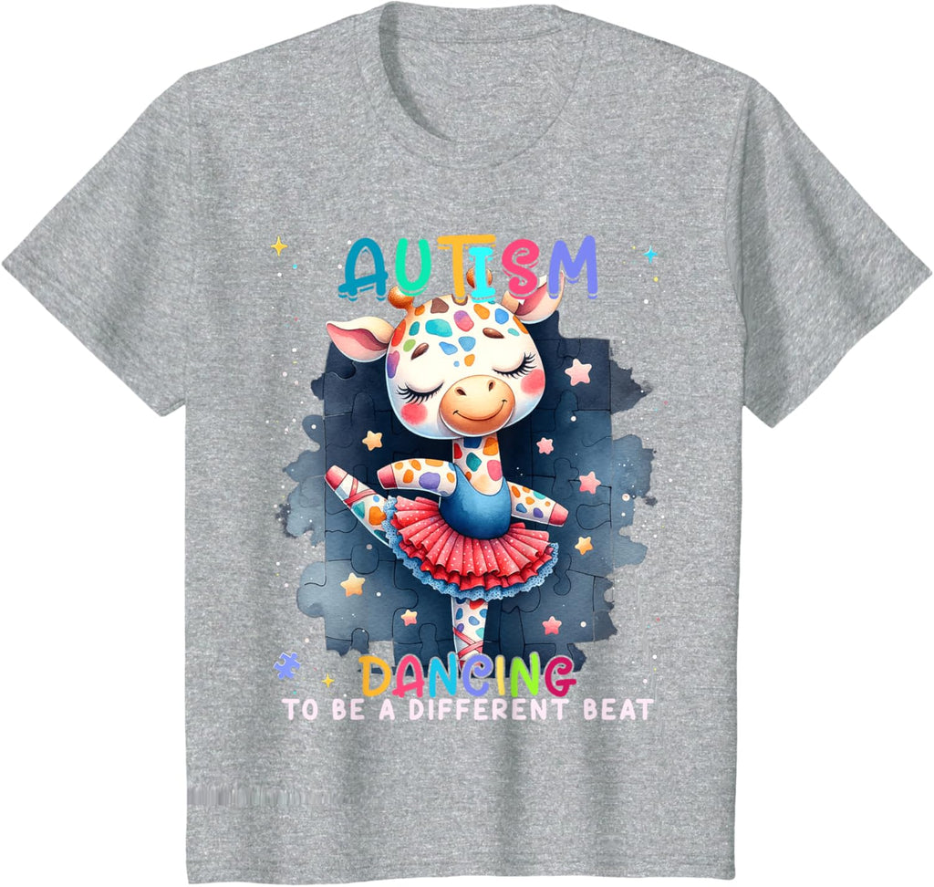 Autism Awareness Cute Unicorn Dancing To A Different Beat