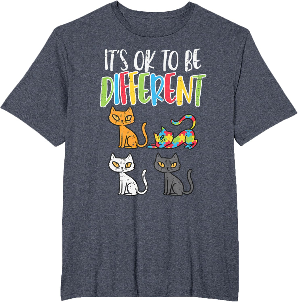 Its Ok To Be Different Cat Puzzle Cute Autism Awareness Kids