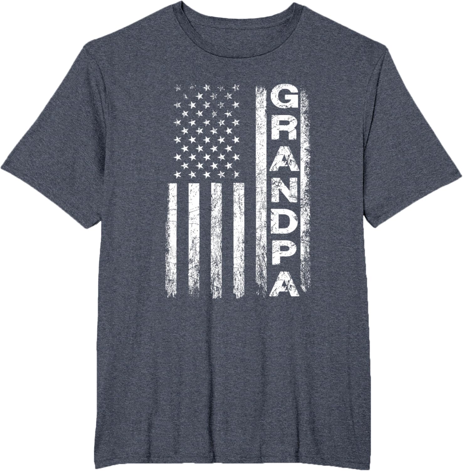 Grandpa Vintage American Flag Father's Day 4th of July Papa