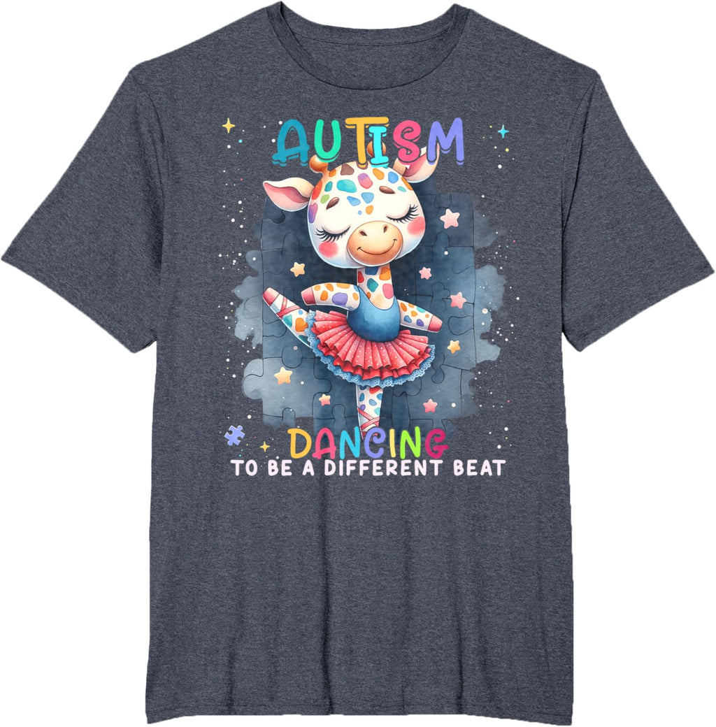 Autism Awareness Cute Unicorn Dancing To A Different Beat